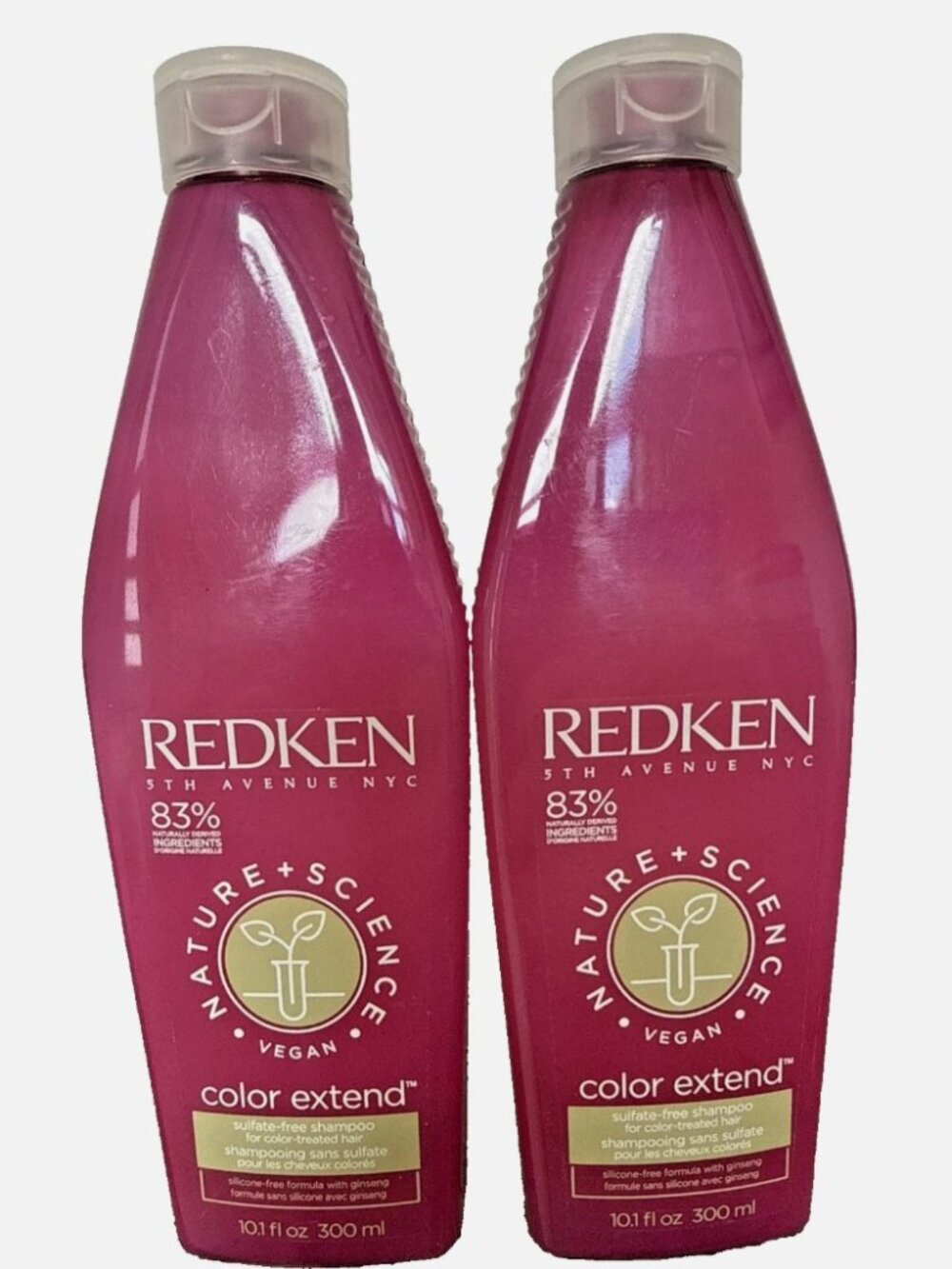 Lot of 2 Redken VEGAN Color Extend Shampoo, 10.1 fl oz